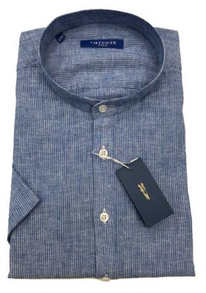 officié coton-lin-rayure-fin